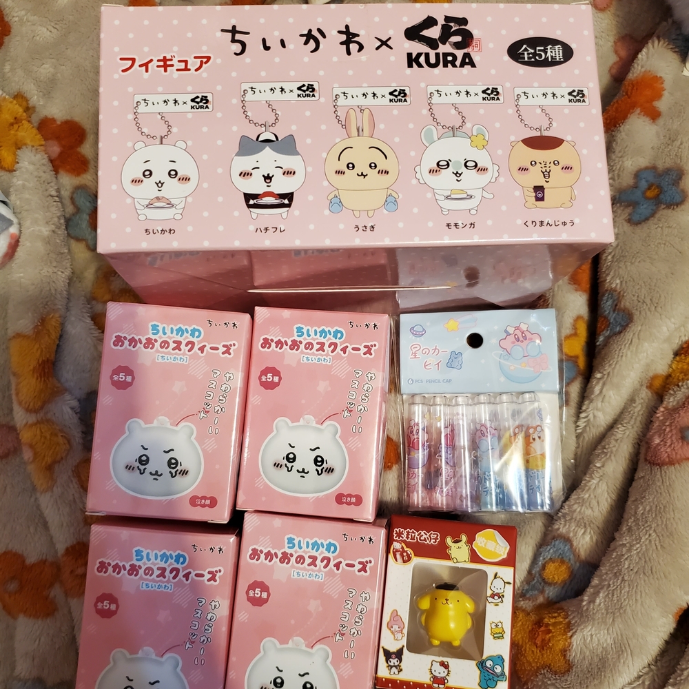 Chikawa x Kura Collectible Figurines Bundle Made In China
